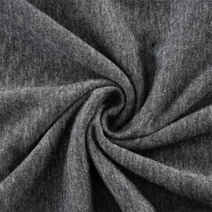 High Quality Knit 1 Side Polar Fleece 60 Cotton 40 Polyester CVC French Terry Fleece Fabric For Hoodie Brushed