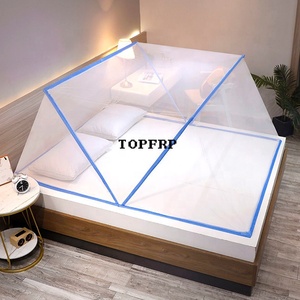 Moustiquaire pliable sans fond pour lit à baldaquin, installation facile, en promotion - Product Image 2