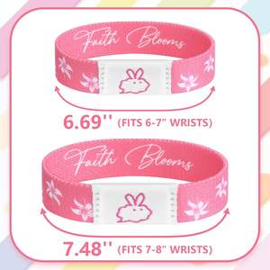 Pulsera NFC azul con versículos bíblicos diarios Escritura cristiana inspiradora Brazaletes de moda para mujeres Hombres Regalos cristianos - Product Image 2