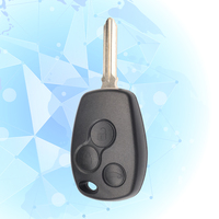 SZMAISHI 3 boutons HU136TE coque de clé de voiture télécommandée pour Renault remplacement tête à distance intelligente véhicule blanc porte-clés de voiture étui