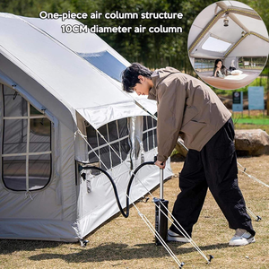 <span class=keywords><strong>Tente</strong></span> <span class=keywords><strong>gonflable</strong></span> de luxe avec pompe <span class=keywords><strong>Tente</strong></span> de grande cabane en rondins 4 saisons <span class=keywords><strong>Tente</strong></span> de camping <span class=keywords><strong>familiale</strong></span> extérieure avec fenêtres et portes en maille - Product Image 5