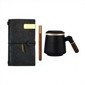 Artículos en Oferta 2025, Gadgets Tecnológicos, Regalos, Set de Regalo de Cuaderno y Bolígrafo de Oficina, Bolígrafo Personalizado con Bloc de Notas, Metálico Moderno - Product Image 1