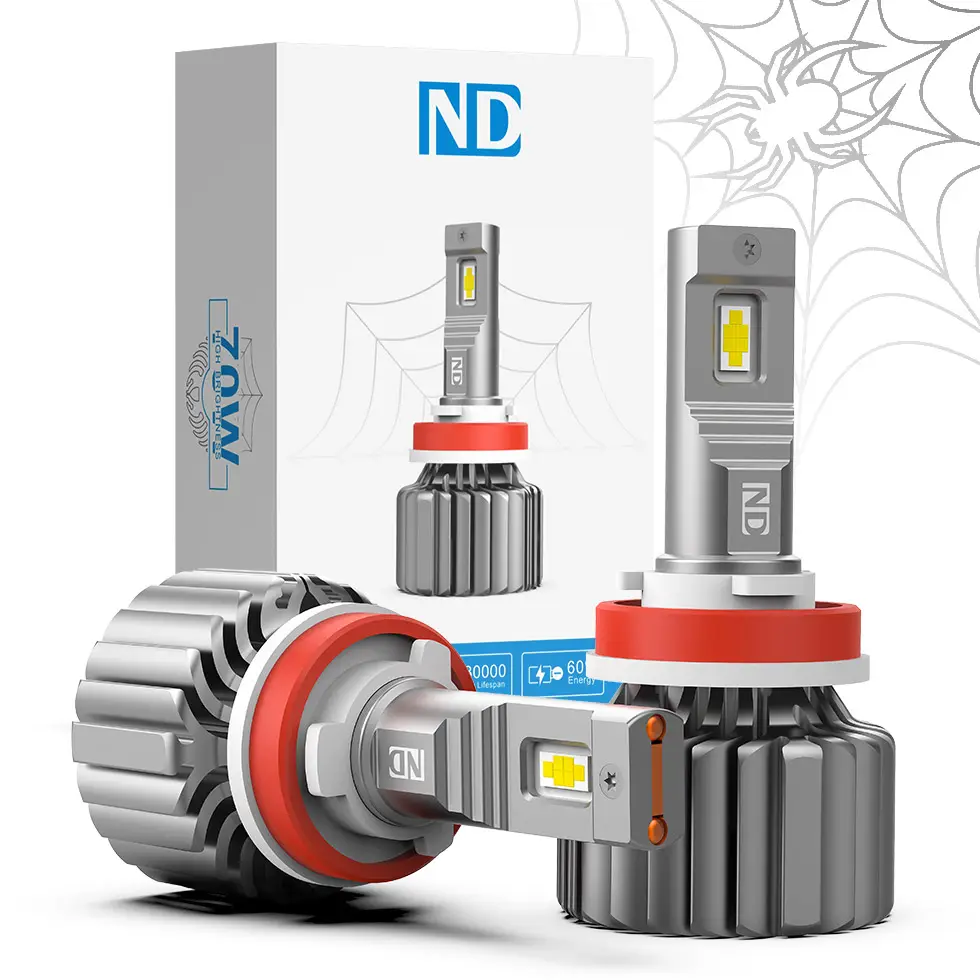 Nao CSP Led 헤드 라이트 H4 140W ND 9005 팬 문제 없음 H7 H11 자동차 Led 전구 360 자동 Led 조명 시스템