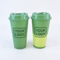 Gobelet à café réutilisable en plastique sans BPA avec paille, idéal pour les fêtes, les promotions, les cadeaux, le bureau, le café, les jus et l'extérieur
