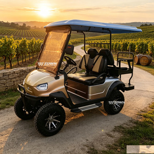 Voiture de golf électrique au lithium à charge rapide longue portée, faible consommation, pour club de golf - Product Image 1