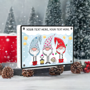 Tùy chỉnh cao trong suốt Acrylic trong nhà <span class=keywords><strong>LED</strong></span> giáng sinh trang trí nội thất Backlit lightbox dấu hiệu cho công ty & Bệnh viện giọng hiển thị - Product Image 4