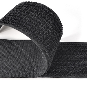 Высококачественная нейлоновая односторонняя лента-липучка на пришивной основе, огнестойкая, экологичная, черно-белая, съемная, для крепления одежды - Product Image 5