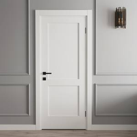 Porte intérieure en composite PVC, design Shaker à 2 panneaux, taille personnalisée, personnalisation haut de gamme