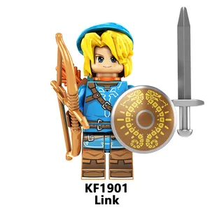 KF6184 Die Legende von Zelda Link Hick Prinzessin Zelda Revali Tränen des Königreichs Charakter Mini Bricks Baustein Figur Spielzeug