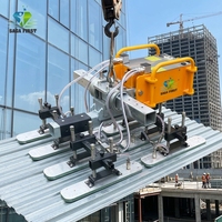 Équipement de levage électrique à ventouses pour plaques de toiture sandwich 800 kg, robot de levage pour tôles métalliques
