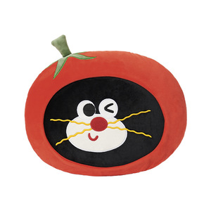 Coussin de nuque en peluche pour appuie-tête de voiture, motif chat mignon, rond, dessin animé, support lombaire d'hiver, utilisation générale, design ergonomique - Product Image 5