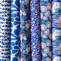 Tissu léger et doux Feimei Chine pour chemises, tissé, enduit PE, en coton peigné, résistant à l'eau, respirant, imprimé pour garçons
