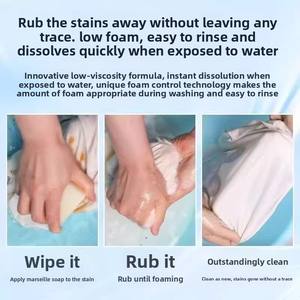 Savon solide pour lessive à l'huile de coco de <span class=keywords><strong>Marseille</strong></span>, ingrédients naturels, nettoyage en profondeur, doux, non irritant, vente en gros d'usine, pour bébé - Product Image 4