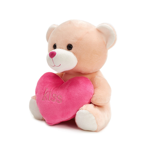 Oso de Peluche de San Valentín con Corazón Relleno de Algodón PP - Product Image 1