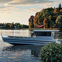 Bateau de travail en aluminium de 36 pieds (11 m) avec une capacité de 6 tonnes, bateau de travail, bateau pour sauter d'île à île, barge de cargaison, embarcation de débarquement à vendre