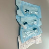 Vente en gros de flacons en verre borosilicate vides de 3 ml, cartouche en verre avec bouchon en caoutchouc, couvercle en aluminium, base noire, étanche