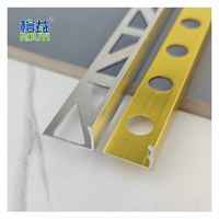 Profilé d'angle mural en aluminium en forme de L, durable, facile à installer, pour carrelage, vente en gros