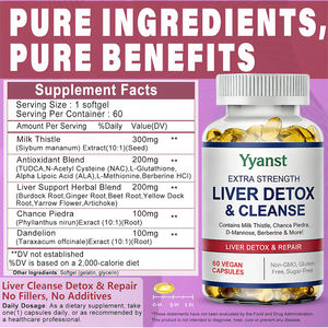 OEM/ODM Sans additifs ni composants non essentiels Soutient la fonction hépatique saine Approvisionnement direct usine Gélule amincissante et détoxifiante - Product Image 6