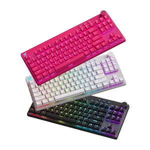 MCHOSE Mix87 Multi Function Magnetic Axis <b>Keyboard</b> Knob RT Gaming Customization Mechanical Wired Semi-aluminum Full-key Hot Plug - Product Image 1