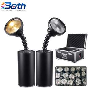 20pcs with case <b>Wireless</b> DMX 10W Mini Pinspot <b>Light</b> Battery Powered LED Spotlight for Stage Party Church - Product Image 1