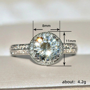 Anello dal Design Rotondo, Anello Classico da Dito per Donne - Product Image 5