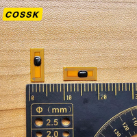 Mini autocollant intelligent pour ongles, micro-carte RFID étanche, programmable, étiquette NFC pour contrôle d'accès, capacité de mémoire NFC213, ISO 13.56MHz