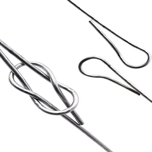 Tiges de fil d'<span class=keywords><strong>acier</strong></span> galvanisées à boucle unique pour l'emballage de <span class=keywords><strong>coton</strong></span> - Product Image 1