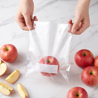 Sacs BOPP autocollants imprimés avec logo personnalisé, petits sacs en cellophane OPP pour l'emballage de produits de boulangerie, bougies, savons, biscuits, pain