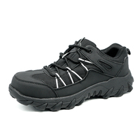 MaxiTough Chaussures de sécurité professionnelles personnalisées avec embout en acier, tige en microfibre robuste et construction légère pour usine