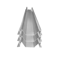Gouttière étanche en zinc, aluminium et magnésium de type M, canal de drainage photovoltaïque pour abri solaire et accessoires de montage de toiture BIPV