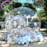 Dôme gonflable géant blanc en forme d'igloo pour la publicité en plein air, tentes gonflables pour la publicité de fête