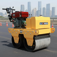 Compacteur routier mini à double tambour 600 kg, autoporté, pour la construction routière - Direct Usine
