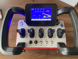 4 nhựa cần điều khiển không dây AAA pin điều khiển từ xa cần cẩu thủy lực điều khiển vô tuyến cán mã 100m phạm vi LED chỉ số - Product Image 3