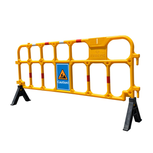 2100mm Blow‑molded Plastic Safety Barrier HDPE Construction Site <b>Temporary</b> Crowd Control Plastic Barricade <b>Fence</b> - Product Image 2