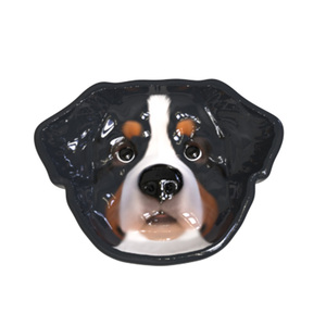 Tazón de Cerámica para <span class=keywords><strong>Mascotas</strong></span> de Lujo Europeo Americano, Diseño de Perro Bernés, Hecho a Mano, Personalizable, Artículos para <span class=keywords><strong>Mascotas</strong></span> de Alta Gama, Suministro al por Mayor - Product Image 1