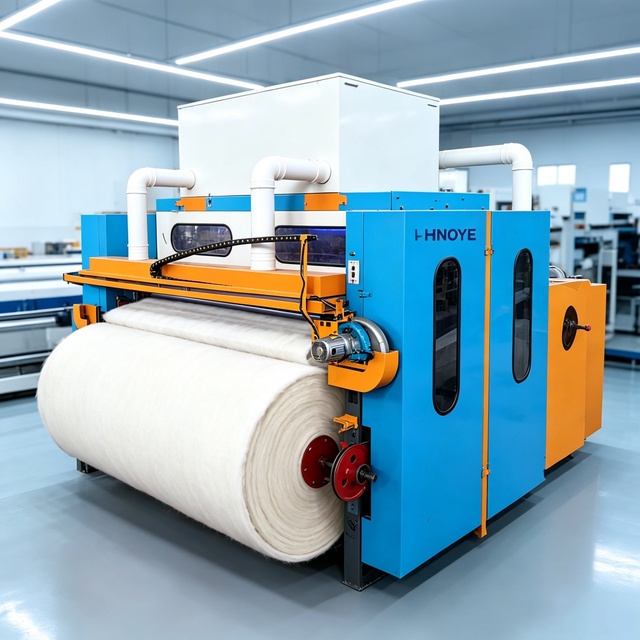 Electric Carding Machine for Wool Cotton Polyester Fiber Nonwoven Textile Production