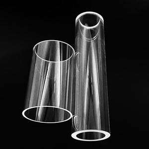 맞춤형 사이즈 내열 석영 유리 실린더 용융 실리카 투명 석영 튜브 1147 - Product Image 3