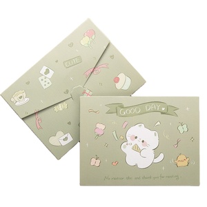 Sang trọng dễ thương phim hoạt hình Cảm ơn bạn thiệp chúc mừng tùy chỉnh in ấn chúc mừng/chúc mừng sinh nhật thẻ ngày với phong bì - Product Image 5