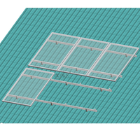 Support de montage solaire en aluminium ARTSIGN, structure de support PV personnalisée pour toit en tuiles, kit de montage de panneaux solaires en tuiles de verre