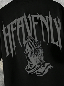 T-shirts pour hommes en coton 100% à col en V et manches courtes, tricotés, avec bordure contrastante, qualité supérieure, faible MOQ, vente en gros OEM - Product Image 6