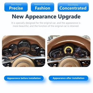จอ LCD ดิจิตอลสำหรับรถยนต์ Porsche Cayenne ปี 2011-2017 จอ LCD ดั้งเดิม เครื่องเล่นสเตอริโอพร้อมมาตรวัดความเร็วเสมือนจริง ระบบ Linux สำหรับพวงมาลัยซ้าย - Product Image 4