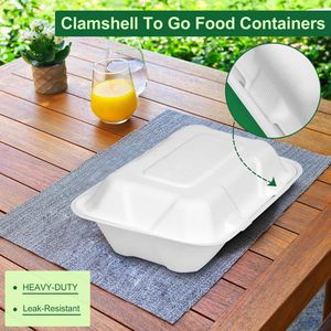 Màu Xanh lá cây tươi mía bã mía khóa hộp cho bữa ăn sáng bánh sandwich đóng gói nóng lạnh kháng kép hiệu ứng khóa dập nổi miếng bọt biển lót - Product Image 6