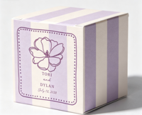 Boîte d'emballage cosmétique en papier rigide recyclable, écologique, personnalisée, avec dessin de fleurs, doublure en éponge, fermeture magnétique