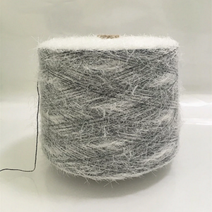 AA grade down mink color mix blended maglione filato di piume per guanti in maglia - Product Image 5