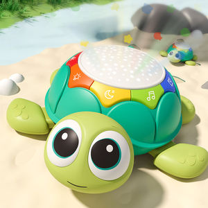 <span class=keywords><strong>Tortue</strong></span> rampante à induction électrique de dessin animé unisexe jouets d'apprentissage pour tout-petits développement du son musical accessoires pour bébés histoire d'étude - Product Image 1