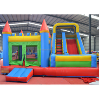 Château gonflable en PVC de haute qualité avec toboggan, directement de l'usine, excellent pour l'OEM