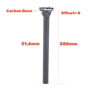 <span class=keywords><strong>Tige</strong></span> <span class=keywords><strong>de</strong></span> <span class=keywords><strong>Selle</strong></span> Légère en Fibre <span class=keywords><strong>de</strong></span> <span class=keywords><strong>Carbone</strong></span> T1000 31,6 mm Zéro Décalage 27,2 mm pour Vélo <span class=keywords><strong>de</strong></span> Route et <span class=keywords><strong>VTT</strong></span> - Product Image 4