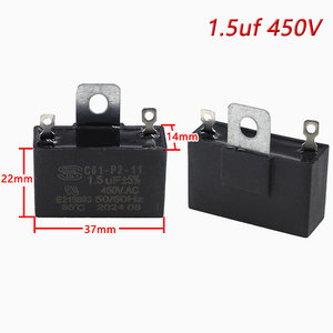 Yuanyi Cbb61 Capacitor 1.8uf 450V Ac <b>Motor</b> Start Capacitor For <b>Fan</b> Parts - Product Image 2