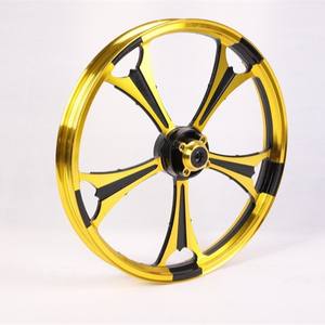 Jantes en alliage d'aluminium de style Prince des Fleurs de Prunier, adaptées aux freins à disque avant et arrière. - Product Image 3