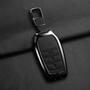 Nouvelle coque de protection pour clé de voiture en alliage de zinc et cuir pour Toyota CHR Hilux Fortuner Land Cruiser 200 Camry Corolla Crown RAV4 Highland - Product Image 6